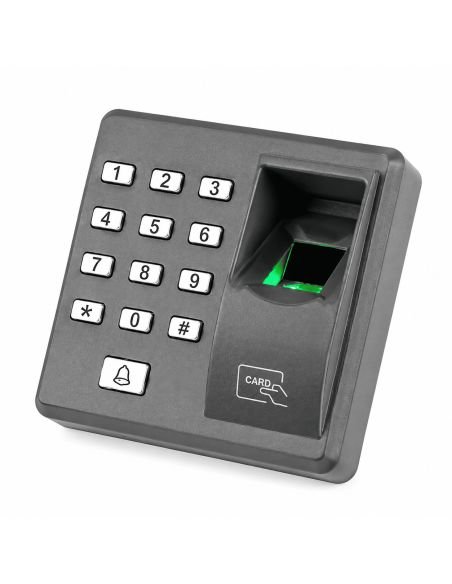 Lector de Huella y Clave 500 Huellas 500 Tarjetas, referencia X-X7-SAT, vista frontal