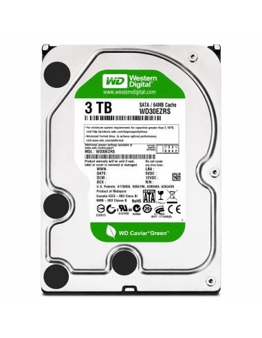 Disco Duro Pull 3TB SATA 3.5 7200RPM Buffer 64MB, referencia Disco3TB, vista en ángulo