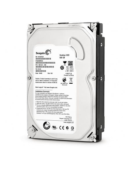 Disco Duro Pull 500GB SATA para DVR NVR y PC, referencia Disco500GB, vista frontal