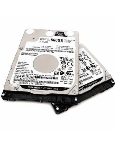 Disco Duro Pull 500GB SATA para DVR NVR y PC, referencia Disco500GB, vista en ángulo