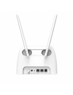 Router 4G LTE Tenda 4G06 N300 SIM Card y RJ11, referencia 4G06, detalle de conectores y puertos 2