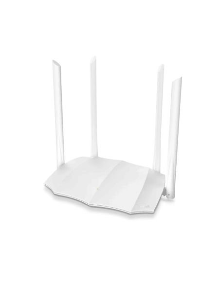 Router WiFi Tenda AC5 Doble Banda AC1200 4 Antenas, referencia AC5, vista en ángulo