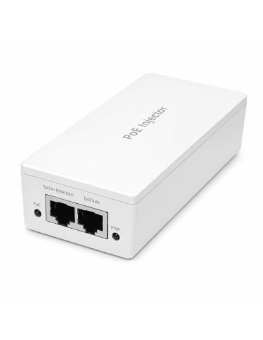 Inyector PoE Gigabit 30W 802.3af/at Protección 8kV, referencia POE30G-AT, vista frontal