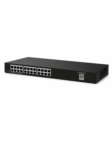 Switch Administrado Nube Reyee 24 Puertos Gigabit, referencia RG-ES224GC-V2, vista en ángulo