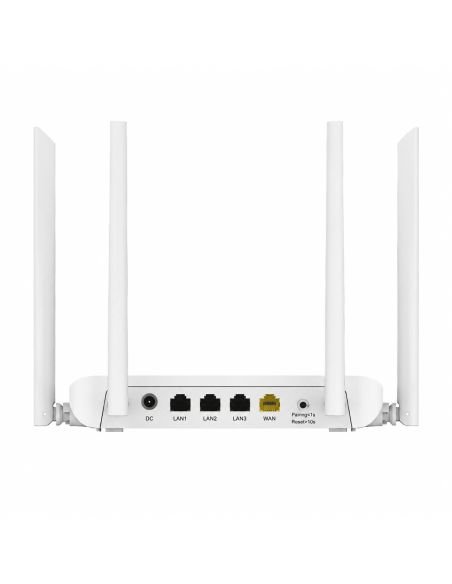 Router WiFi Reyee EW1200 Doble Banda AC1200 Mesh, referencia RG-EW1200, vista en ángulo