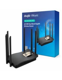 Router WiFi Reyee EW1200G PRO Gigabit 6 Antenas 6dBi, referencia RG-EW1200G-PRO, vista frontal 2